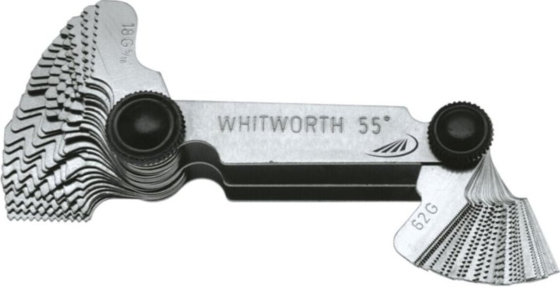 Helios Preisser - Gewindeschablone 58 Blatt, Metr./Ww./Rohr hp