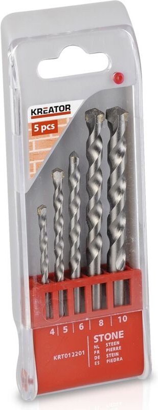 Set mit 5 Betonbohrern Kreator Set mit 5 Betonkronen