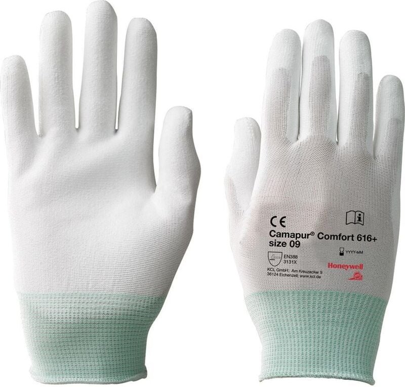 616/7 Handschuhe Camapur Comfort 616 Gr.7 weiß Polyamid-Trikot mit - Honeywell