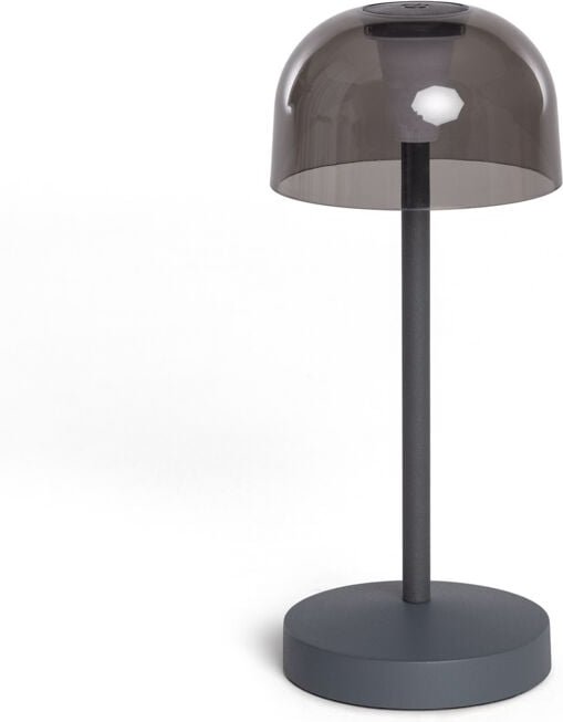 LED Tischlampe Tragbar mir wiederaufladbarem USB-Akku Lendora Grau