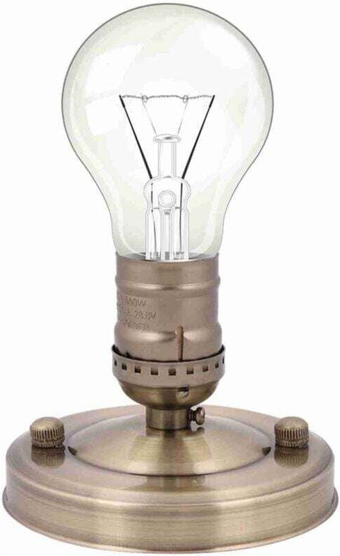 Ulisem Retro-Deckenleuchte, Metall-Wandlampe, E26/E27-Lampenfassungs-Set, Aluminiumgehäuse, einfache Retro-Wandlampe, DI...