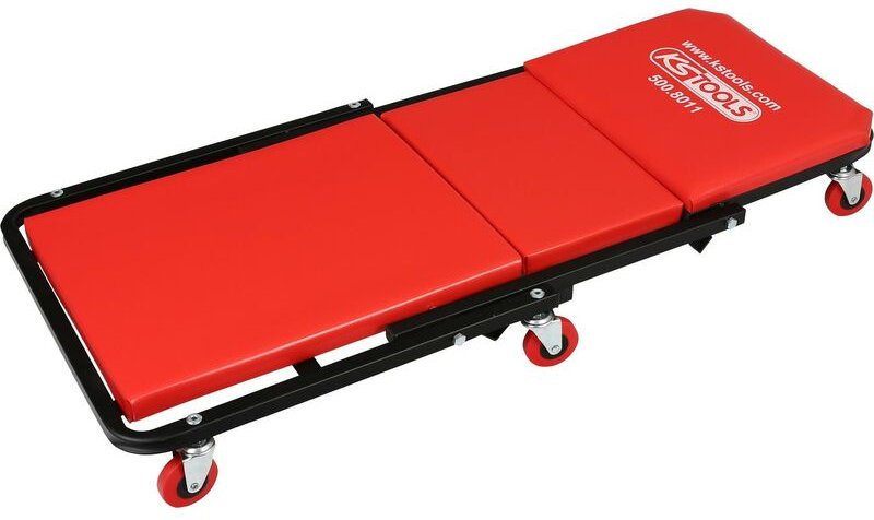 Fahrbare Liege und Klappsitz, 1040x490mm