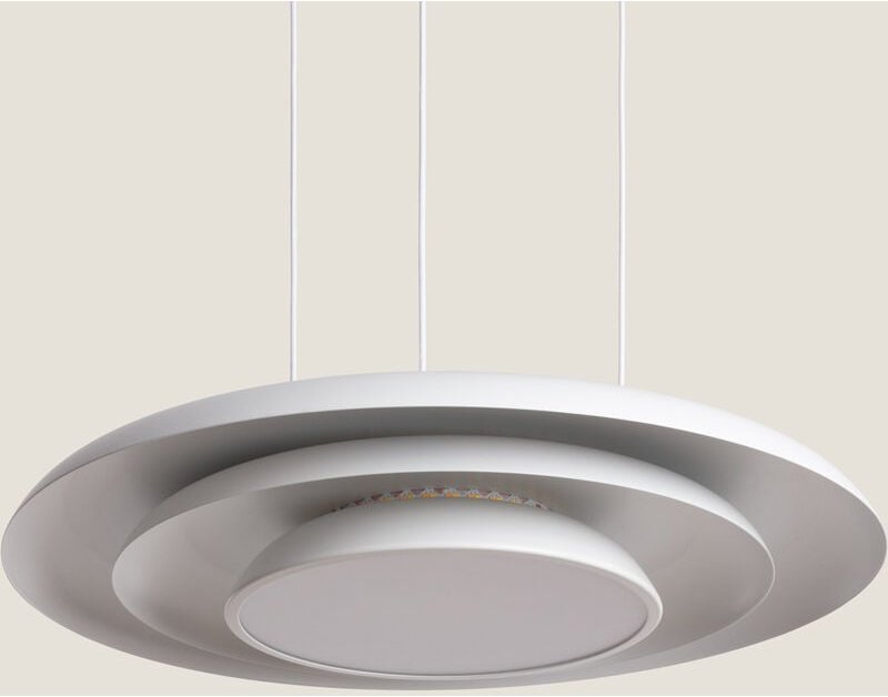 LED-Deckenleuchte 26W Metall Ø400 mm CCT wählbar Zaysan Weiß