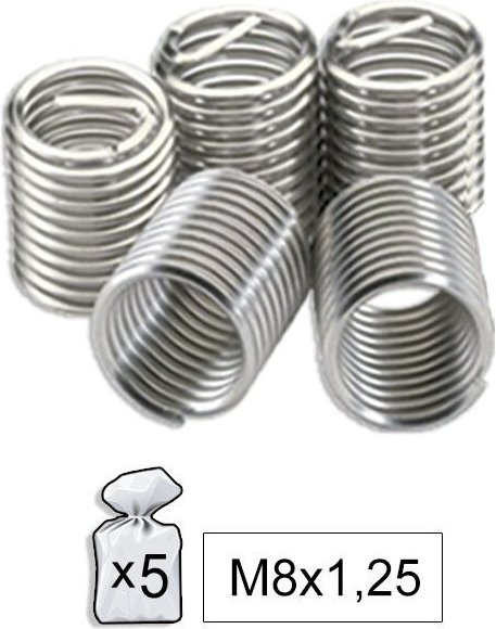 Beutel mit 5 spiraligen nachfüllungen M8X125 JBM 52018