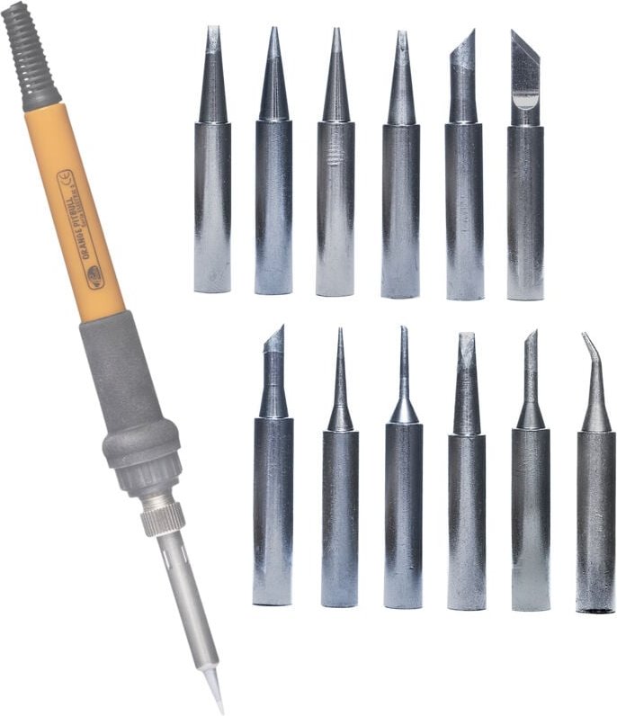 Rosfix 900M Lötspitzen Set – 12-teilig Ø 6mm, Länge 26mm Vielseitig für enge & breite Lötflächen Kompatibel mit Rosfix, ...