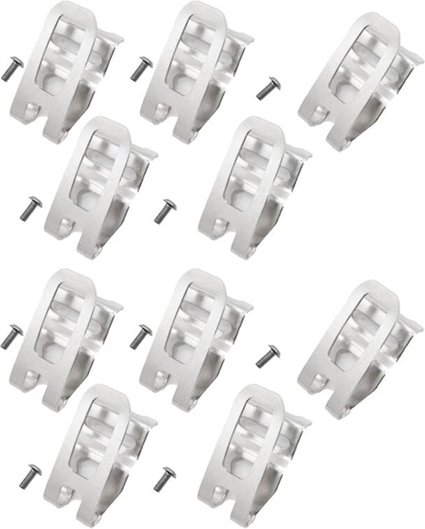 10 Stück Gürtelclip-Haken mit Schrauben 2609111584 Kompatibel mit 18 V Akku-Werkzeugen DDB180 DDS181 HDS181 IDS181 DDB18...