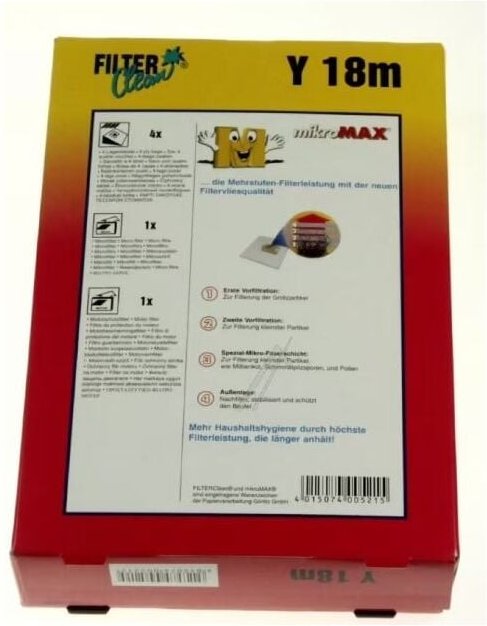 Staubsaugerbeutel 4er-Pack Mikrofaser für Staubsauger von Samsung