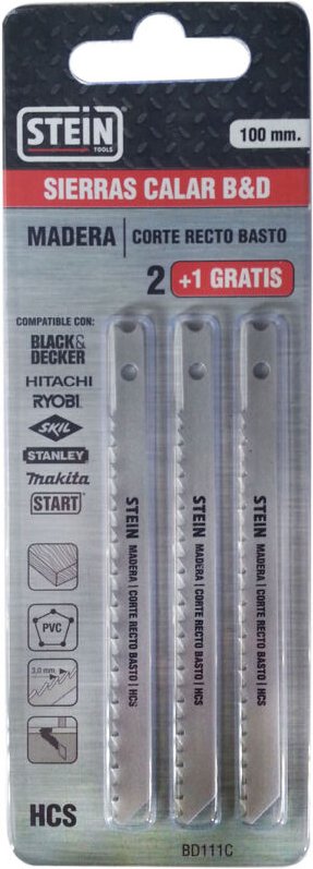 Stein b&d Stichsäge Holz grober gerader Schnitt 100 mm