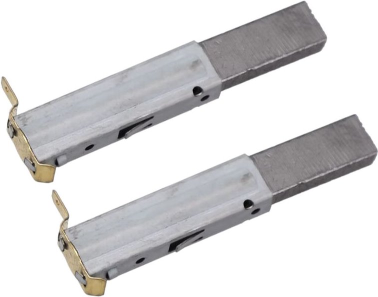 Trade-shop - 2x Motorkohlen Kohlebürsten 6,3 x 11 x 32mm für 30/60/70/80/90L Industriestaubsauger, BF501 BF502 BF822 Sta...