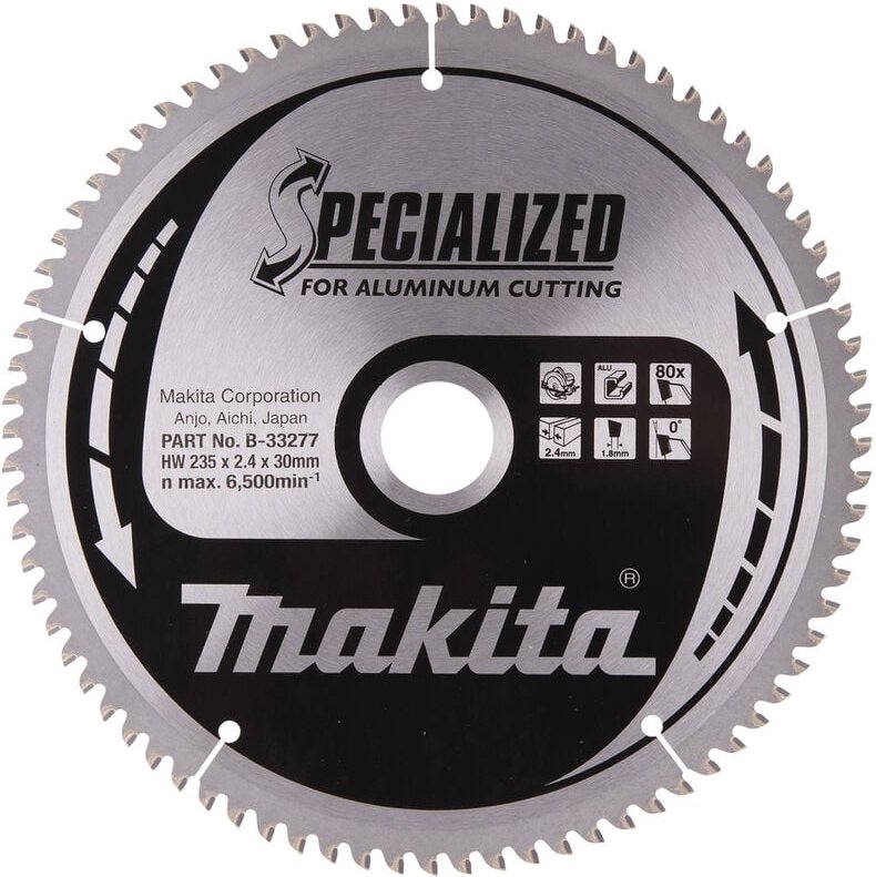 Sägeblatt specialized 235x30x80Z - Makita