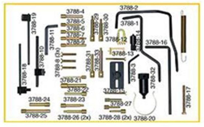 Hazet 3788-4 Fixierdorn für Einspritzpumpe