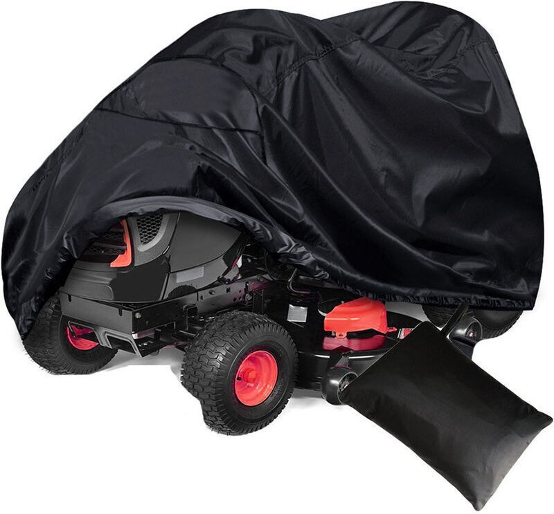 Aufsitzmäherabdeckung, Gartentraktorabdeckung, Universal, wetterfest, UV-beständig, strapazierfähiges 210D Oxford-Gewebe...