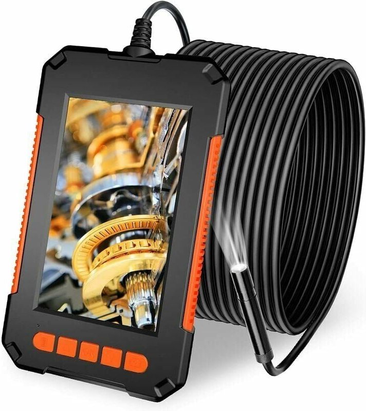 Thumbnail - Endoskopkamera, Rohrinspektionskamera, industrielles Endoskop 1080P hd, wasserdichtes 4,3-Zoll-LCD-Display, Schlangenkam...