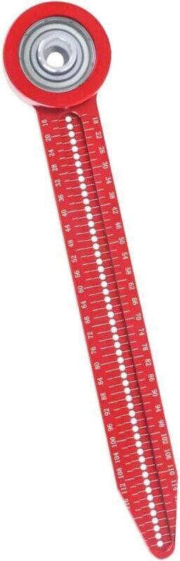 Mini-Zeichenzirkel, Lineal und Holzbearbeitungslineal mit Kreisplotter und Multifunktionsplotter-Werkzeug