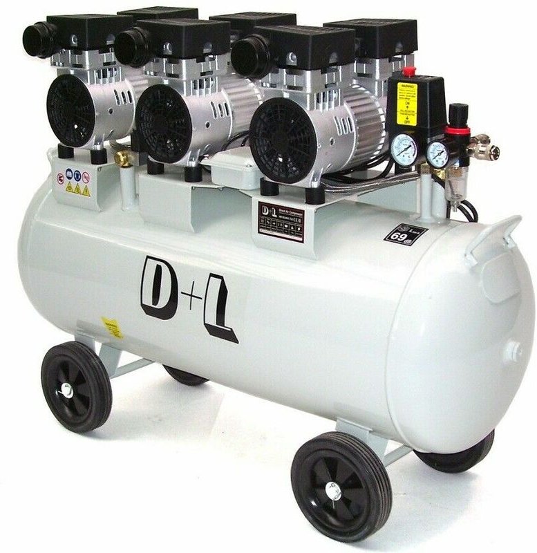 Thumbnail - Apex - Flüster Kompressor Luftkompressor 100L leise Silent Druckluft 44312 Kompressor