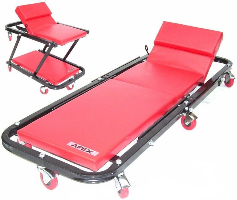 Thumbnail - Rollbrett xl Werkstatt Rollliege Montageliege 06177 Liege Montage Werkstattliege