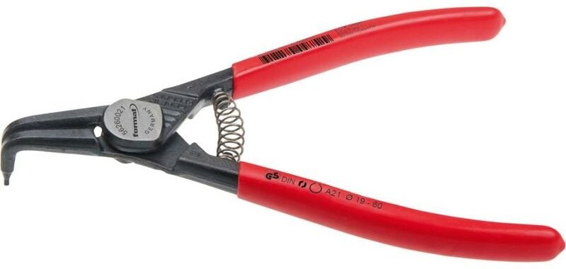Sicherungsringzange gebogen A11 125mm Außen - Format