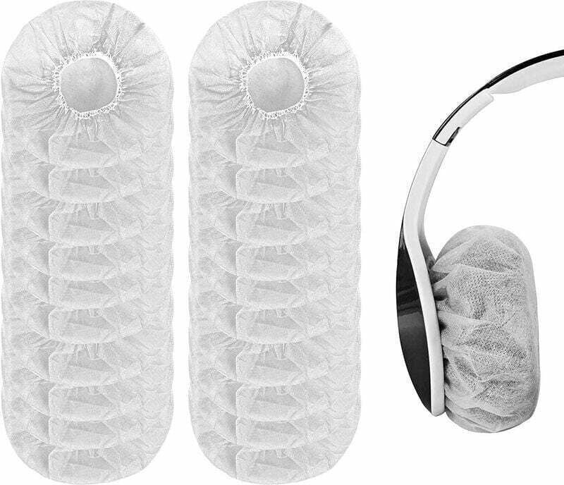 100 Stück hygienische Einweg-Ohrpolster-Abdeckungen, Kopfhörer-Ohrpolster-Abdeckungen für die meisten Kopfhörer mit 8–13...