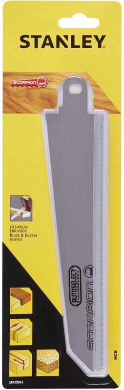 Hcs Gerade geschnittene Klinge - Holz Stanley STA29962-XJ