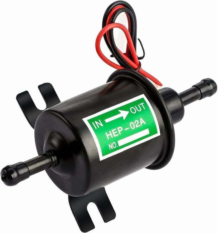 12 V elektrische Kraftstoffpumpe HEP-02A Niederdruck-elektrische Kraftstoffpumpe 2,5–4 PSI für alle Autos, LKWs und Boot...