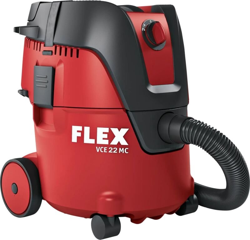 Akku Sicherheitssauger vce 22 m mc 2x18.0, M-Klasse, 20 l ohne Akku und Ladegerät - Flex