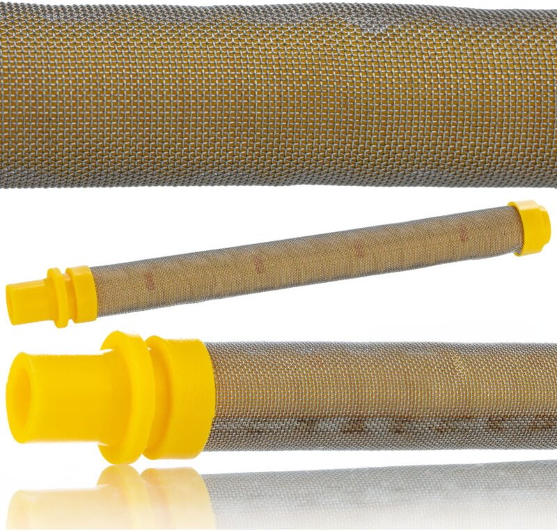 100-Mesh-Fingerfilter, gelb, für eine Lackiereinheit