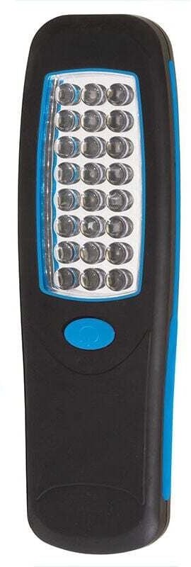 24 Led Arbeitsleuchte Taschenlampe Magnetische Werkstatt Magnet Haken Fervi 0311