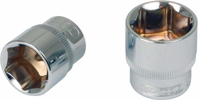 3/8" CHROMEplus Sechskant-Stecknuss, 1/4"