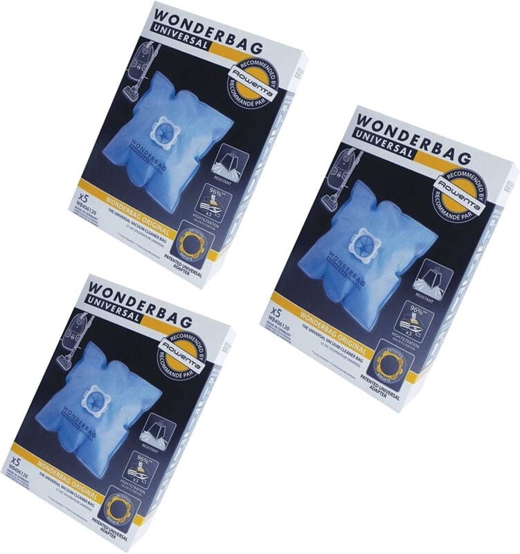 Ersatzteil - Set von 3 Boxen (15 Mikrofasersäcke) wonderbag - -