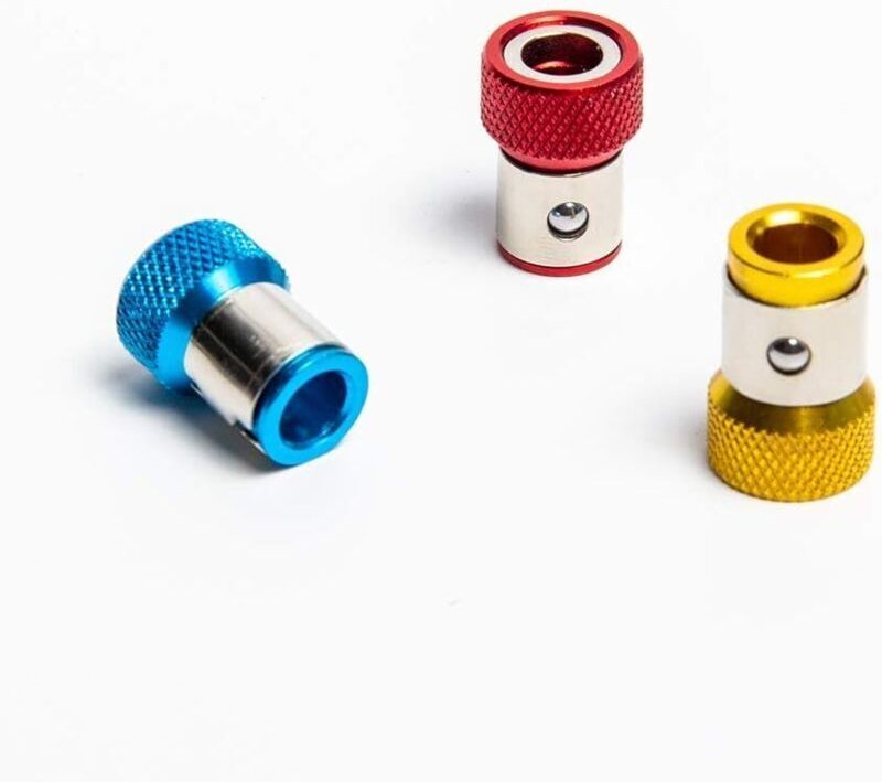 3 pezzi Anello magnetico universale rimovibile per cacciavite, lega magnetica antiscivolo per cacciaviti con gambo esago...