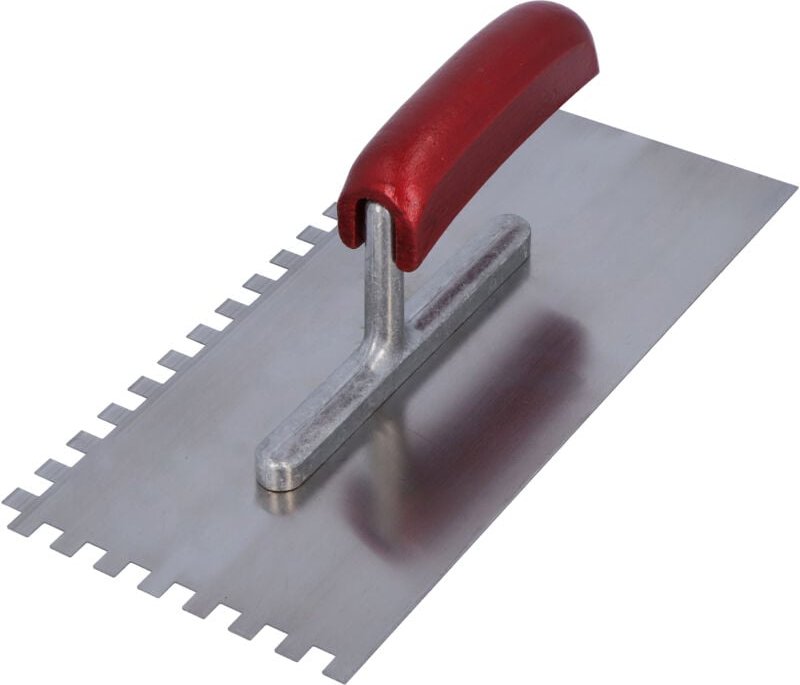 Glättekelle 280x130mm, 8x 8,Stahl, Holzg - Helpmate