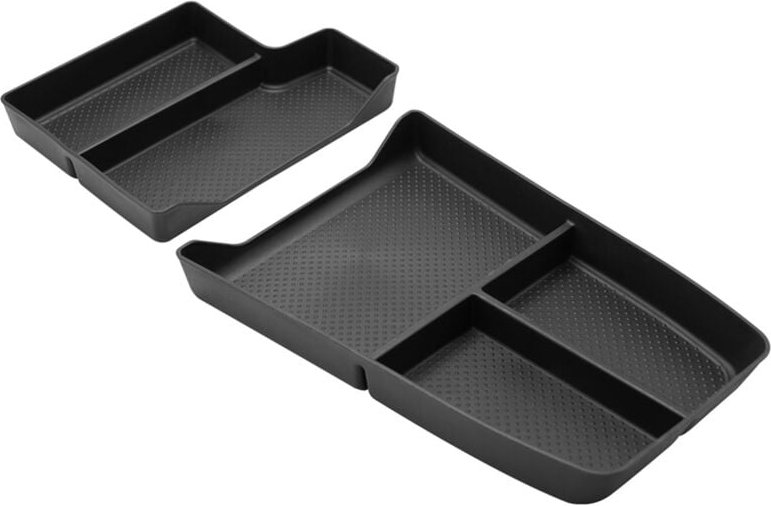 Tlily - Für X1 U11 2023 2024 Untere Mittelkonsolen-Organizer-Ablage – Zubehör unter der Aufbewahrungsbox, 2 Stück