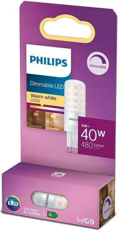 Philips coreg940827d-g9 4w 2700k corepro led-lampe