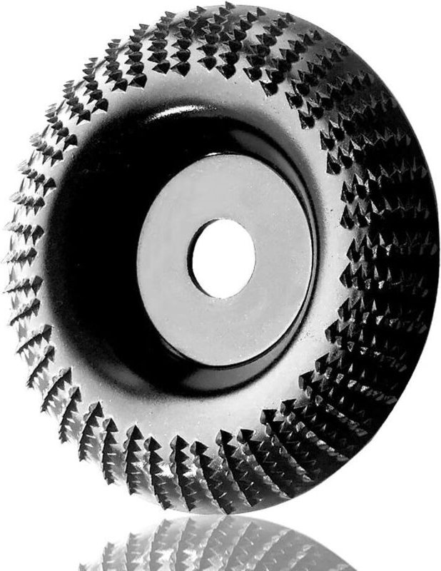 Holzbearbeitungsscheibe (Ø 110 mm x 22 mm), Holzschleifscheibe, Kettensägenscheibe, Hartmetall-Holzschleifscheibe, Schle...