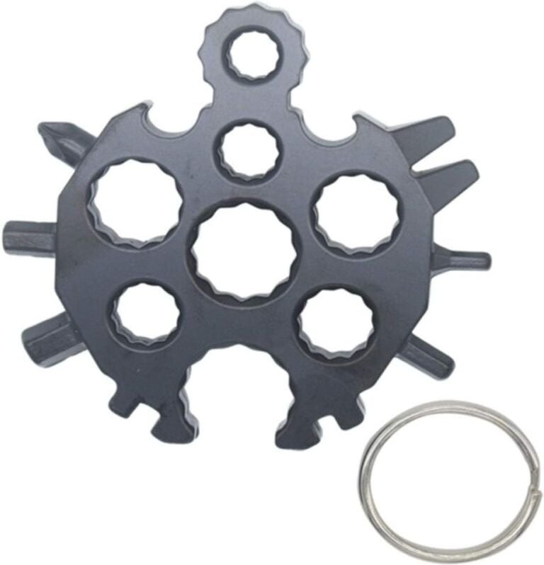 18-in-1-Schneeflocken-Kartenkombination, tragbar, multifunktional, Schneeflocken-Kombination, Schlüsselanhänger, Schneef...