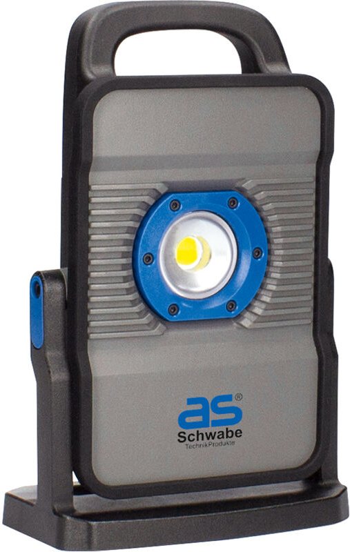 As-schwabe - Akku led Strahler Acculine Multi 20W ohne Akku, mit 2 Adaptern zum Betrieb von