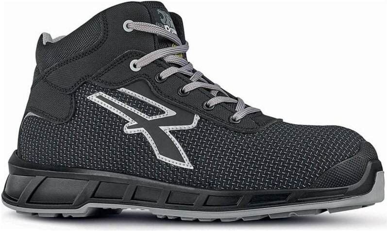 UPower Morrison S3S CI FO ESD SR High-Top-Sicherheitsschuhe - 36 EU - Noir