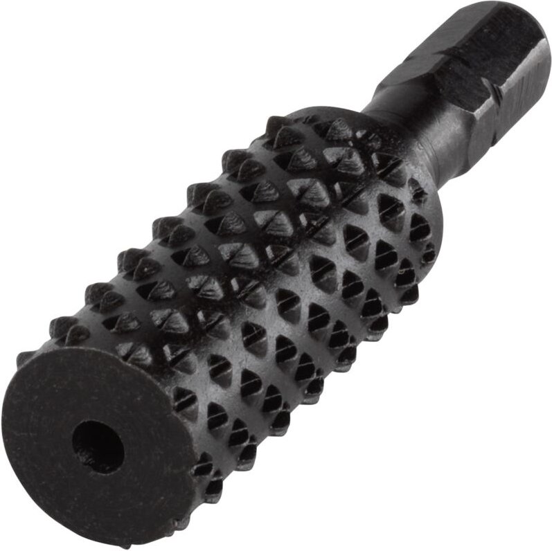 Profilraspel für Holz, Sechskant-Schaft. Ø13,5x35mm - 2527000 - Wolfcraft