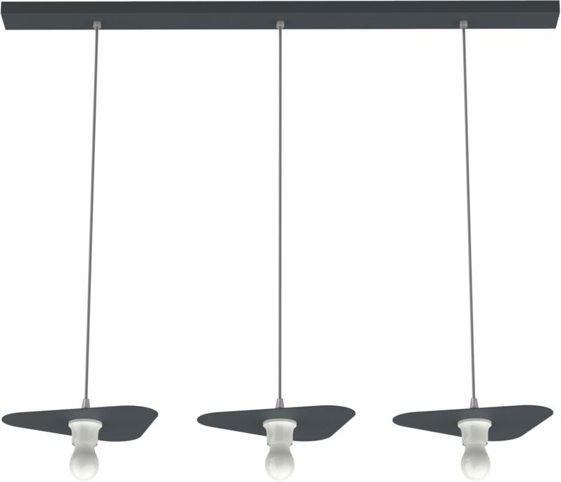 Cloud Sospensione Binario 3 Luci Monocolore Opaco
