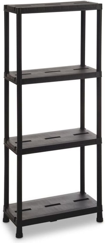 Centrale Brico - Kunststoffregal 63/4 138 x 60 x 30 cm 4 Kunststoffböden 125 kg Kunststoffregal