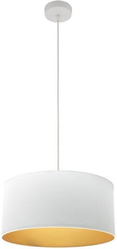 Anhänger anuska 1xe27 weiß/weiß-gold regx40x40 cm