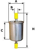 Inline-kraftstofffilter - baldwin - S-30212