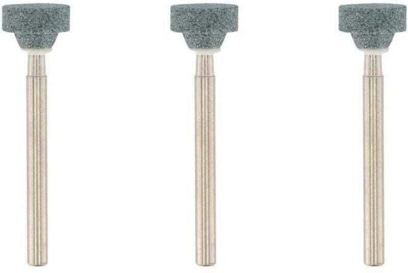 3er-Pack Siliziumkarbid-Schleifscheiben, XU, 10,3 mm Durchmesser, Kronenform, für Stein, Glas, Keramik - KZQ