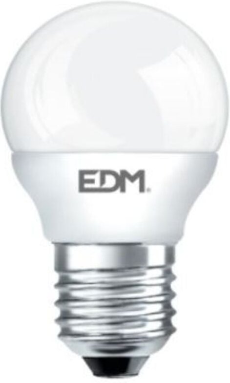 EDM - Sphärische LED-Glühbirne E27 5W 400lm 4000K Tageslicht Ø4,5x8cm