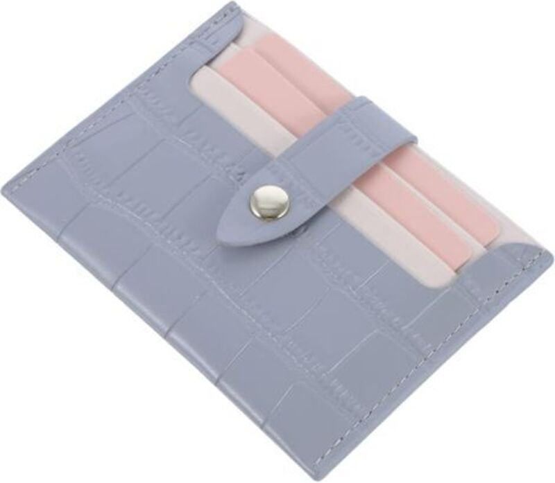 Faltbare Geldbörse aus PU-Leder, Vintage-Geldbörse mit Schloss, Kreditkartenetui, Reisebrieftasche für Herren und Jungen