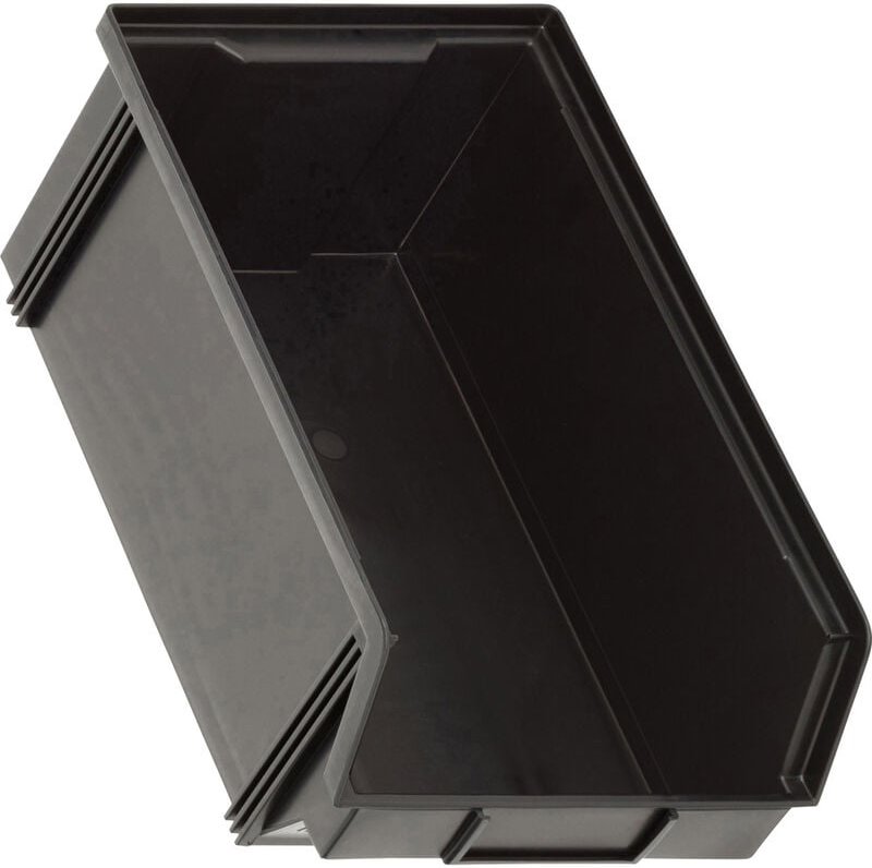 Thumbnail - 1394103197 esd Sichtlagerkasten CB3ZMC (b x h x t) 200 x 145 x 350 mm Schwarz 1 St. - Alutec