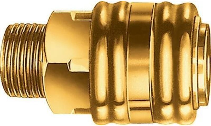 308001 Schnellverschlusskupplung dn 7,2, Außengewinde Messing Gewinde g 1/4 - EWO