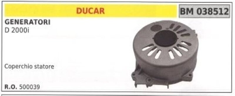 DUCAR Statorabdeckung für D 2000i-Generator