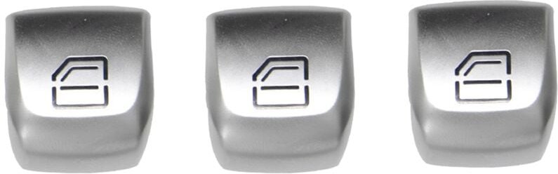 Tlily - 2X Auto Links Rechts Vorne Fenster Schalter Reparatur Knopf Abdeckung für c W205 C200 W253 glc 260 2229052203