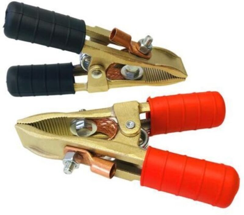 2-teiliges professionelles Messing-Batterie- oder Starthilfe-Klemmen-Set, 250B.